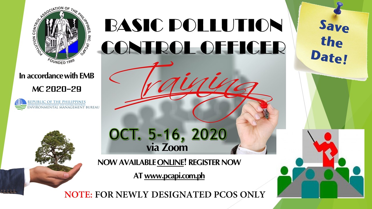 40 HOURS BASIC POLLUTION CONTROL OFFICERS ONLINE TRAINING COURSE PCAPI